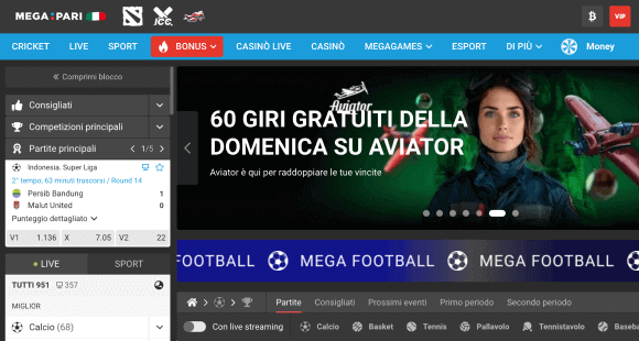 Sito ufficiale di Megapari