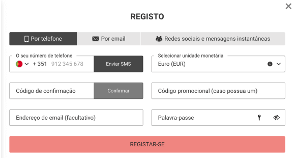 Formulário de Inscrição da Megapari